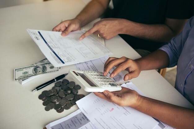 Image of a person managing finances with confidence